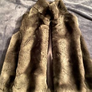 Faux fur vest